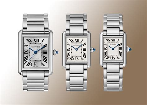 cartier tank must wrist|cartier tank must size comparison.